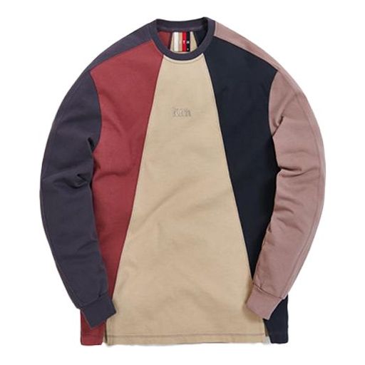 KITH Colorblock Design Unisex Red Khaki Deep Blue Colorblock KH3667-304