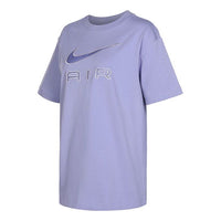 (WMNS) Nike Air Logo T-Shirt 'Purple' DR8983-569