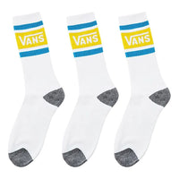 Vans Tribe Crew Socks 'White Blue Yellow' VN0A3H3FYPC