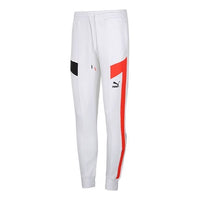 PUMA T7 Sport Track Pants 'White Red Black' 599218-02