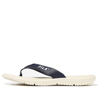 FILA Slick Song 2022 Casual Sports Slippers Unisex White Blue Korean Version 'White Blue' 1SM01922E_147