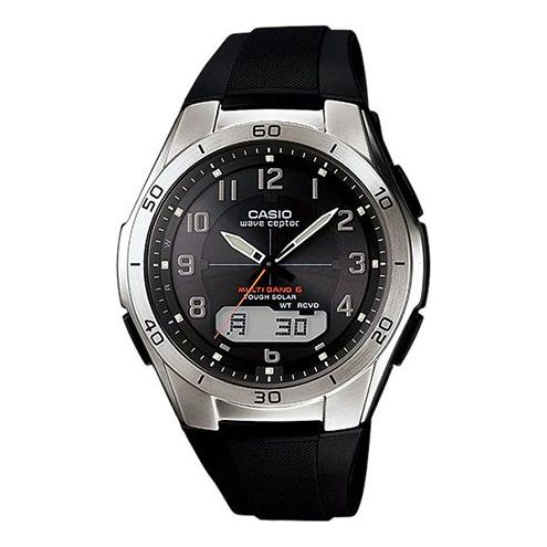 Men's CASIO Outdoor Waterproof Shockproof Calendar Display Solor Wave Watch Solar Powered Mens Analog WVA-M640-1A2JF