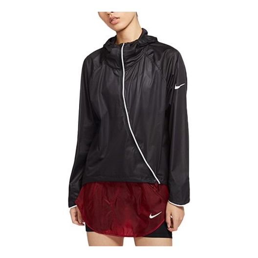 (WMNS) Nike Shield Running Jacket Black CJ5078-010