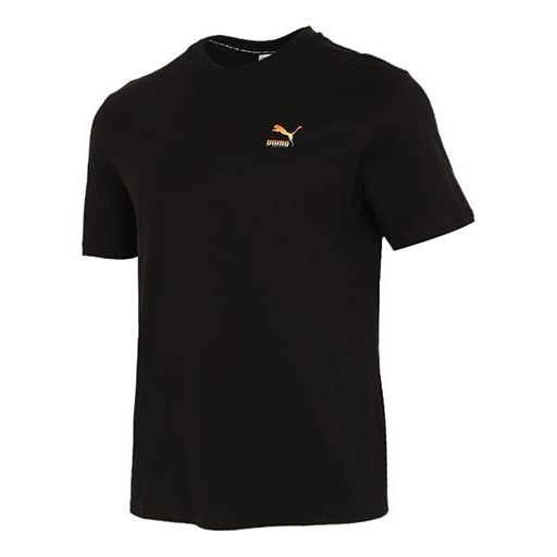 PUMA Rainbow Logo Tee 'Black' 534095-01