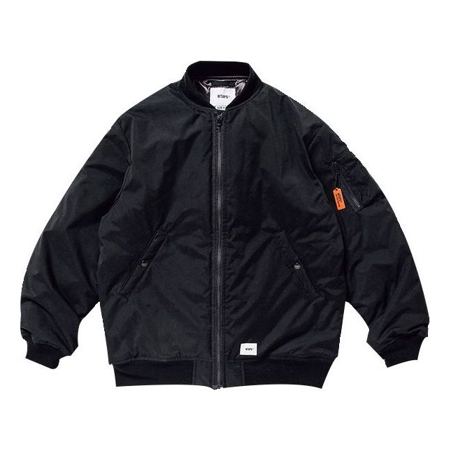 WTAPS WI baseball uniform Jacket Unisex Black 192WVDT-JKM06-BK