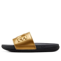 (WMNS) Nike Offcourt Slide Slippers Golden BQ4632-003
