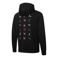 PUMA Sports Knit Cardigan hooded casual Jacket Black 533143-01