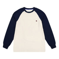 MLB LA Splicing Long Sleeves Unisex Navy Blue 31TS03941-50N