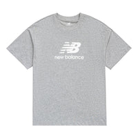 New Balance Essential Logo T-shirt Asia Sizing 'Grey' AMT31541-AG