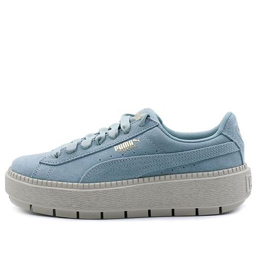 (WMNS) PUMA Suede Platform Trace 'Aquifer-Blue Flower' 365830-04