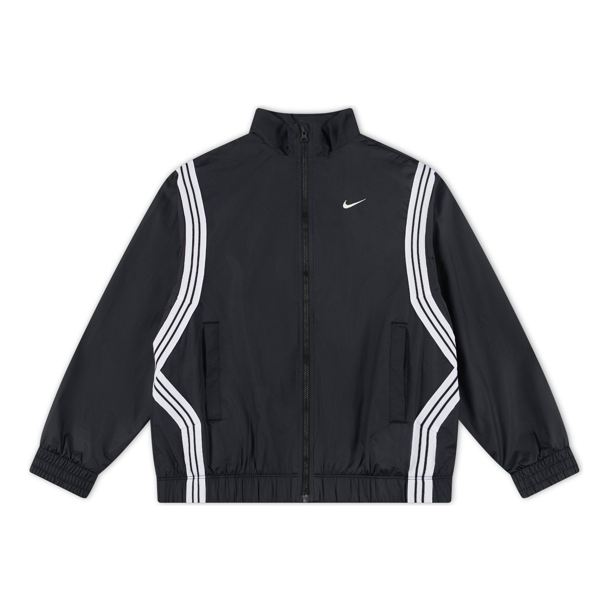 (GS) Nike Crossover Repel Basketball Jacket 'Black White' FZ5233-010