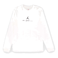 Air Jordan Long Sleeve Sport Graphic T-Shirt 'White Black' DV8446-100