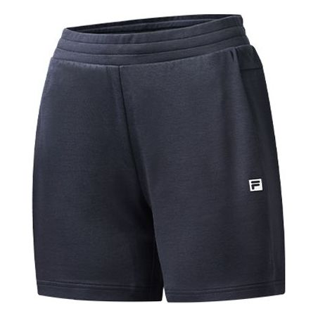 (WMNS) FILA Fxt Design Zipper Pocket Sports Shorts Navy Blue A11W021341F-NV