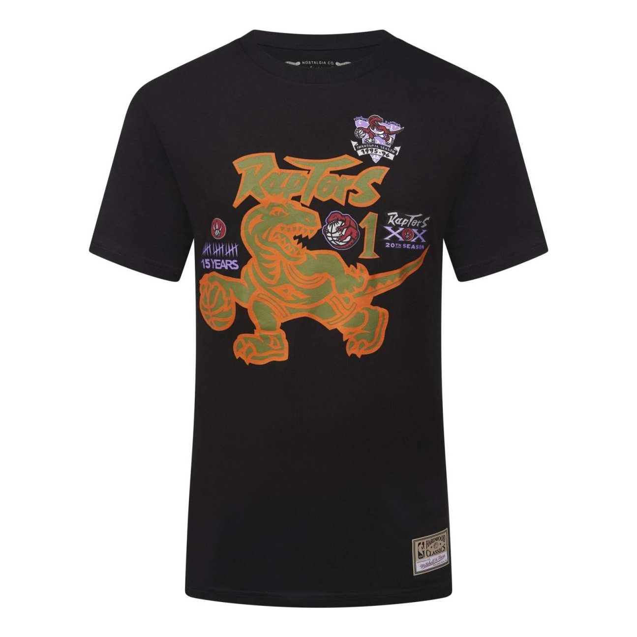 Mitchell & Ness x NBA Toronto Raptors Script T-shirt 'Tracy McGrady 1' BNN3DP22083-TRABLCKTMC