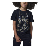 (PS) Air Jordan 23 Gold Line T-Shirt 'Black' 85C820-023