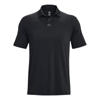 Under Armour Tour Tips Jacquard Polo Shirt 'Black' 1379737-001