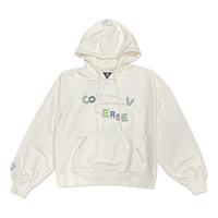 (WMNS) Converse Chain Stitch Hoodie Asia Sizing 'Beige' 10025515-A01