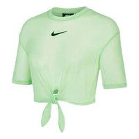 (WMNS) Nike Sportswear Sports Round Neck Short Sleeve Yellow CJ2702-318