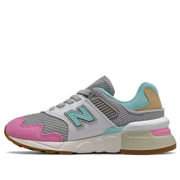 New Balance Kids' 997 Sport Grey/Green/Pink PH997JHP