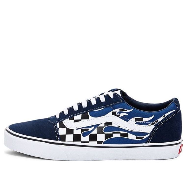 Vans Ward Classic Low Tops Casual Skateboarding Shoes Unisex Black Blue VN0A36EMWD6