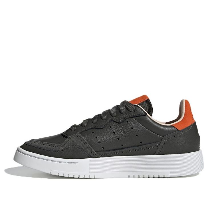 (GS) adidas originals Super Court J 'Dark Green Orange' EF9204