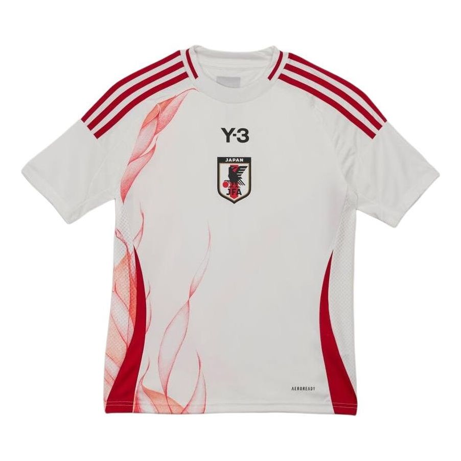 (GS) adidas Japan x Y-3 24 Away Jersey Asia Sizing 'White Red' IS8016