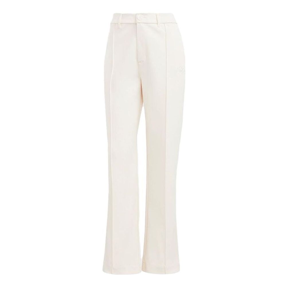 (WMNS) adidas Blue Version Club High-Waisted Pants 'Chalk White' IB5800