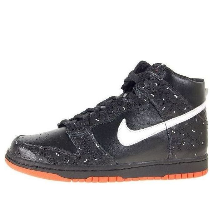 (GS) Nike Dunk High Premium 'Black Orange' 318633-012