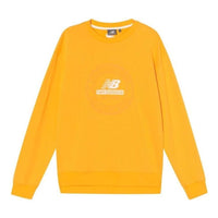 New Balance EssentialsSweatshirt Asia Sizing 'Yellow White' NC933021-MUS