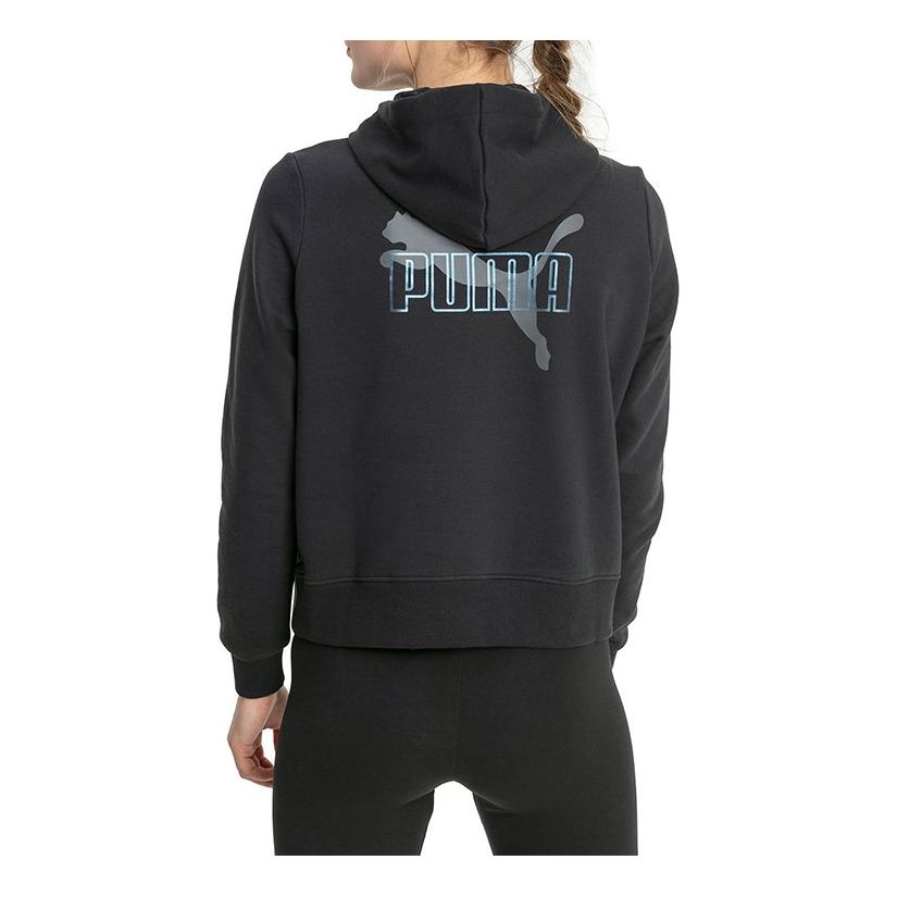 (WMNS) PUMA Casual Printing Black 597877-51