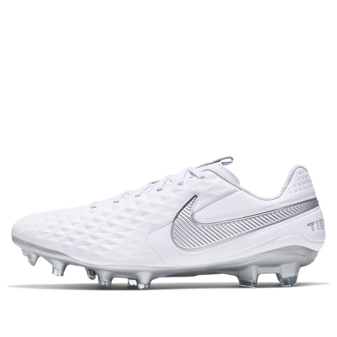 Nike Tiempo Legend 8 Pro FG 'White Metallic Silver' AT6133-100