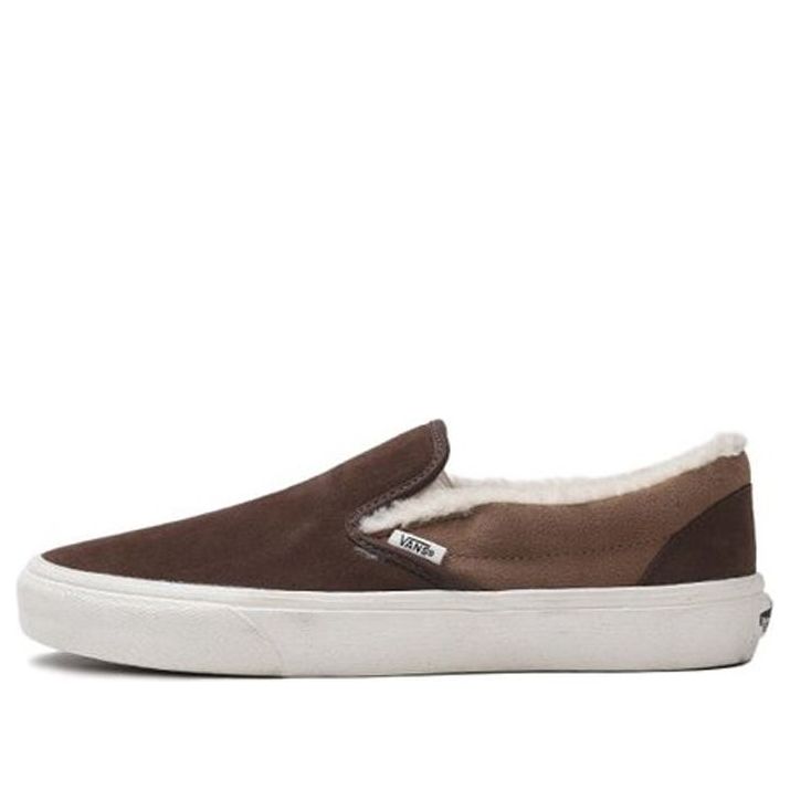 Vans Classic Slip-On Retro Low Top Casual Skate Shoes Unisex Brown VN0A38F7UM0