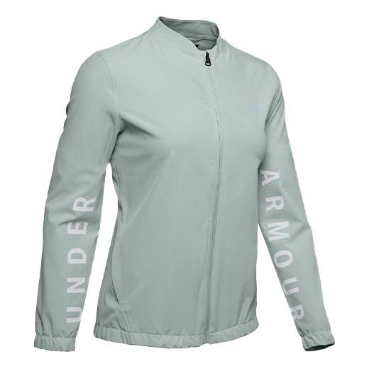 (WMNS) Under Armour Storm Running Sports Jacket Green 1342808-189