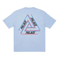 PALACE Unisex Basically A Tri-freg Baby Printing Round-neck Blue P20TS005