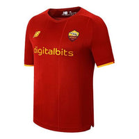 New Balance Men's New Balance x ROMA Crossover Round Neck Badge Logo Short Sleeve Red T-Shirt MT130210