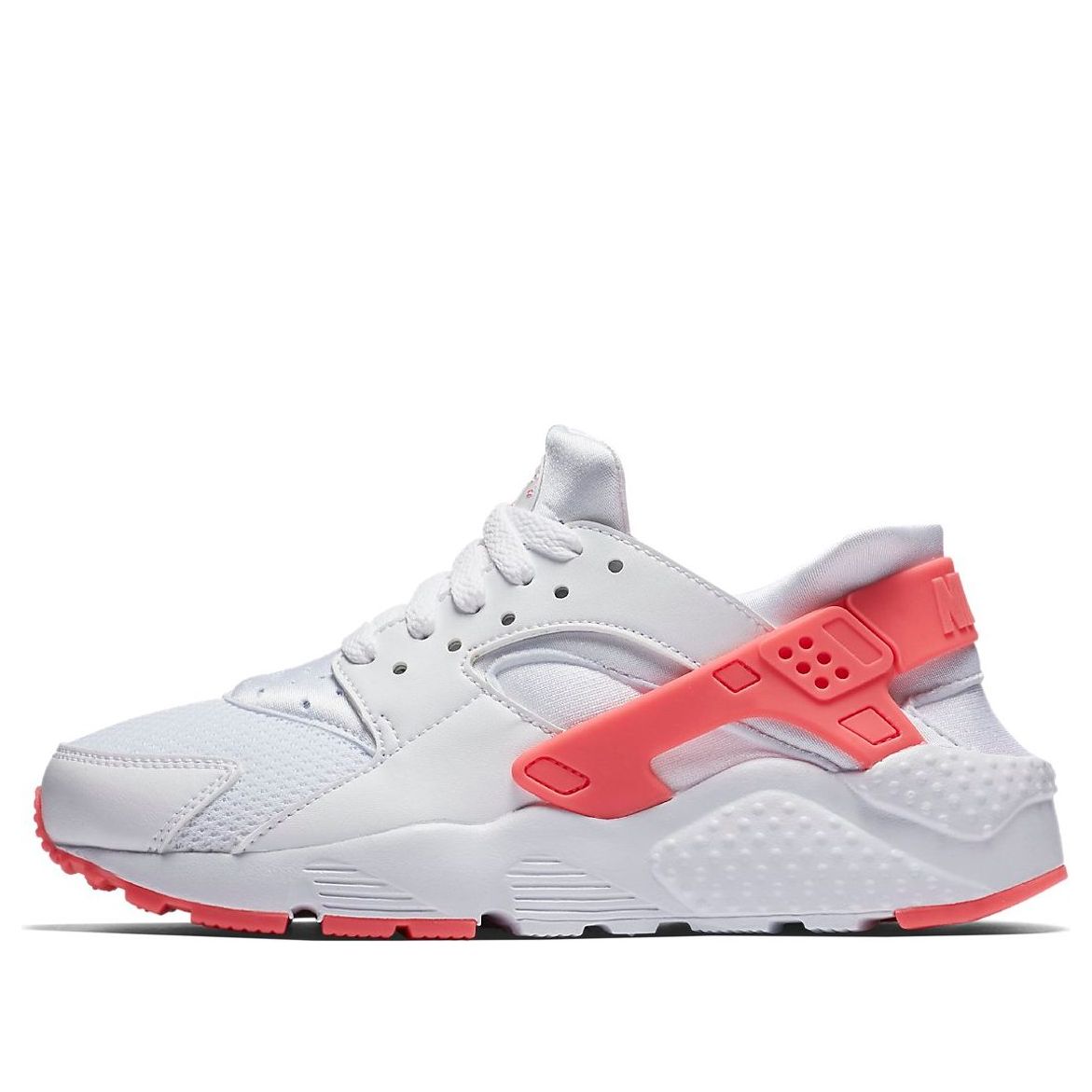 (GS) Nike Huarache Run 'White Racer Pink' 654280-108