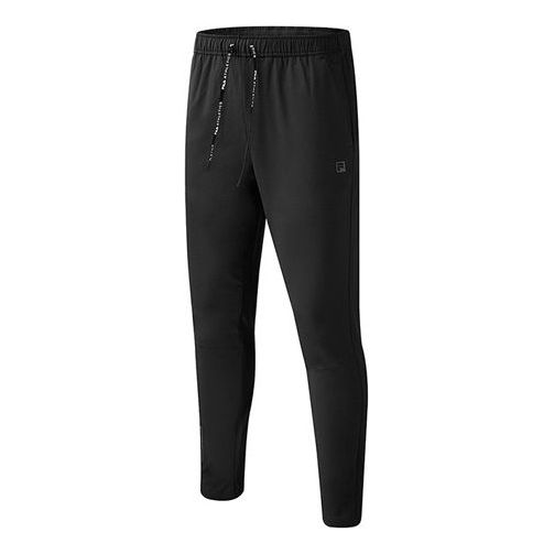 Men's FILA Logo Woven Black Sports Pants/Trousers/Joggers A11M031803F-BK
