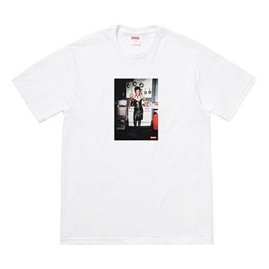 Supreme Nan Goldin Nan as a dominatrix Tee White SS18-0180