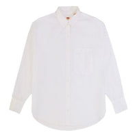 Levis Easy Wave Series Lapel Pure Cotton Long-Sleeved Shirt White 22648-0001