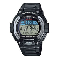 Casio Retro Stylish Digital Watch 'Silver Black' W-S220-1AJH
