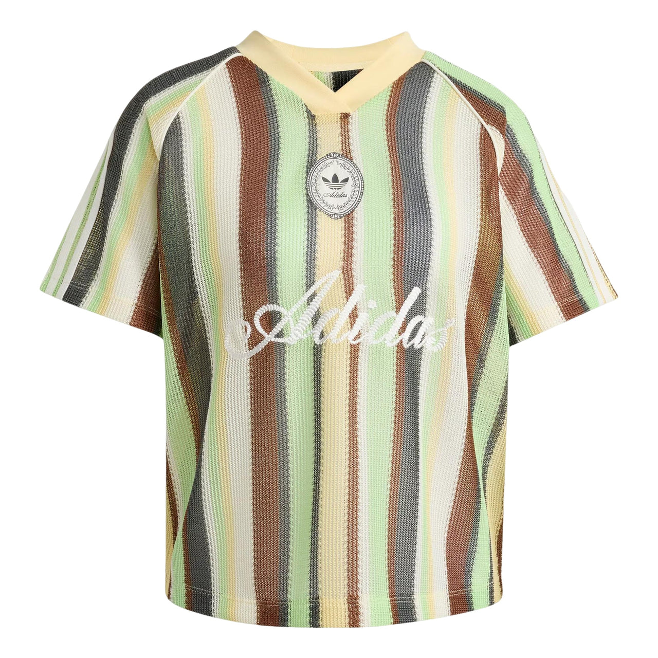 (WMNS) adidas Summer Glow Knitted Oversized Jersey Asia Sizing 'Easy Yellow' KY3162