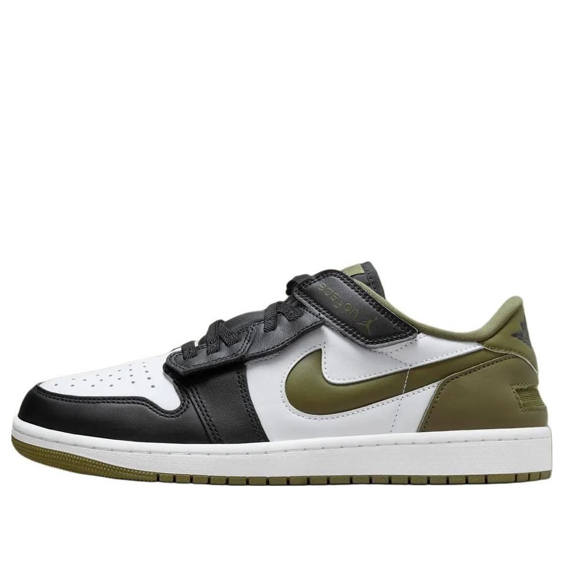 Air Jordan 1 Low EasyOn 'White Black Medium Olive' DM1206-102