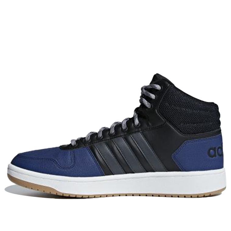 adidas Hoops 2.0 Mid 'Black Blue' B44613