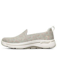 (WMNS) Skechers Go Walk Arch Fit 'Gray Red White' 124477-TPMT