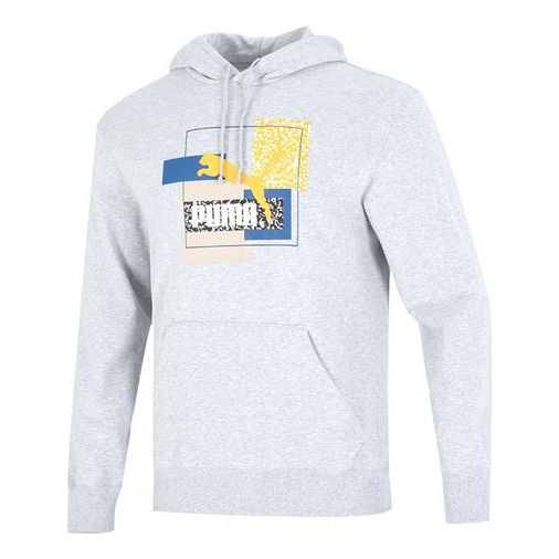 PUMA Brand Love TR Logo Hoodie 'Grey' 537851-04