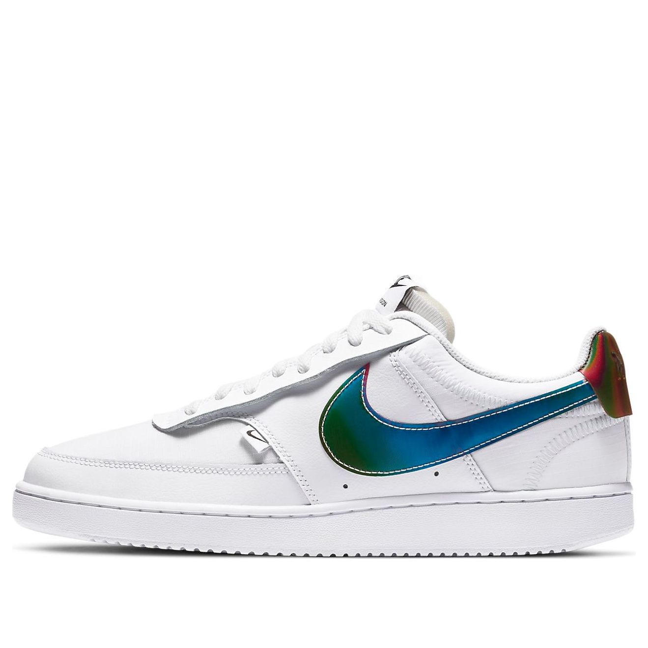 Nike Court Vision Low Premium 'White Rainbow Swoosh' CD5464-102