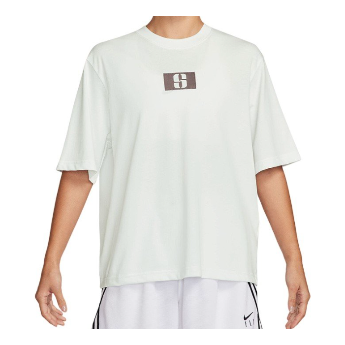 (WMNS) Nike Sabrina Boxy Basketball Tee 'Summit White' FJ2701-121