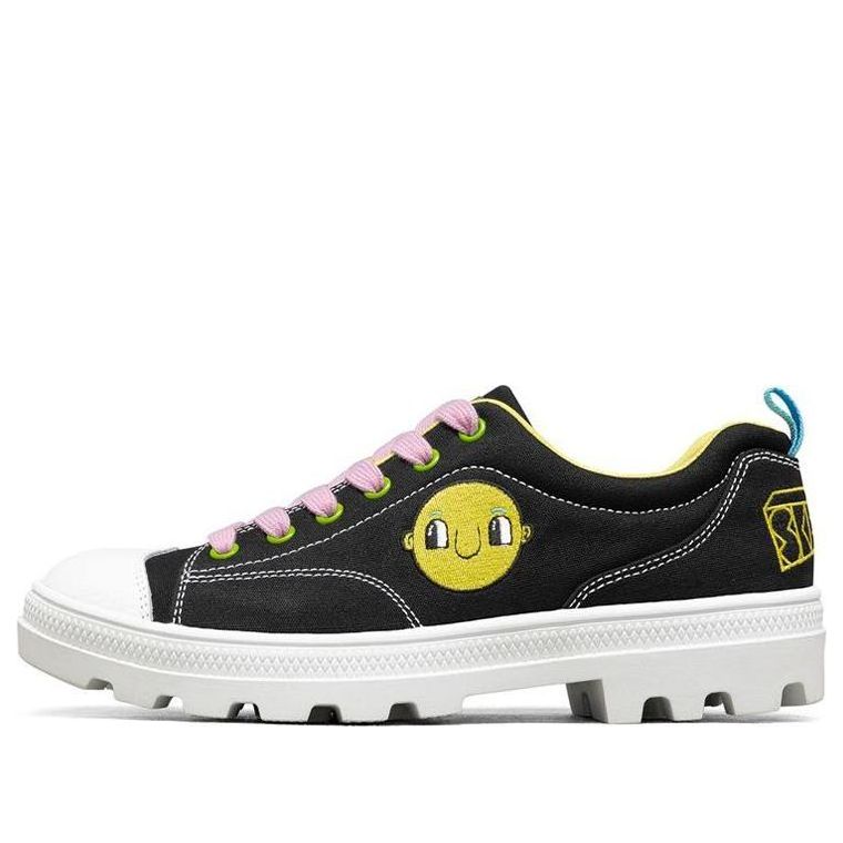 (WMNS) Jeremyville x Skechers Roadies Low-Top Canvas Shoes Black 66666304-BLK