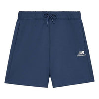 New Balance Logo Cotton Shorts Asia Sizing 'Blue' 5VD24213-NV