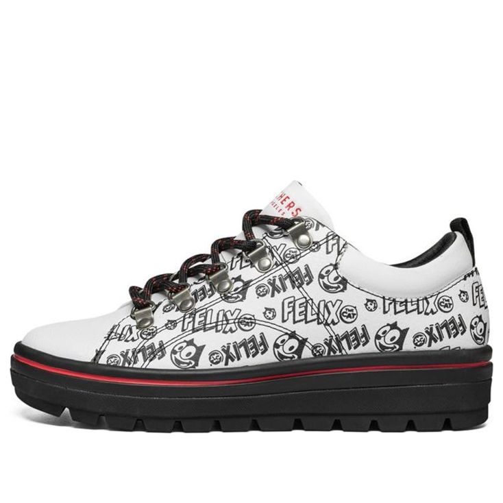 (WMNS) Skechers Street Cleats 2 Sneakers Black/White 155053-WBK